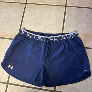 Under Armour, athletic shorts navy large